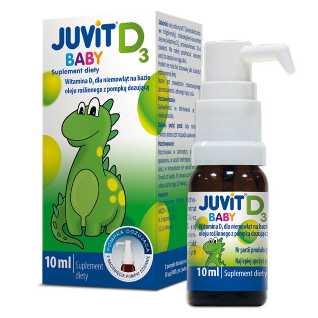 Juvit Baby D3 krople x 10ml HASCO