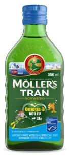 Tran Mollers Norweski owocowy  250ml