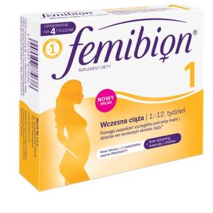 Femibion 1 Wczesna ciąża x 28tabl.