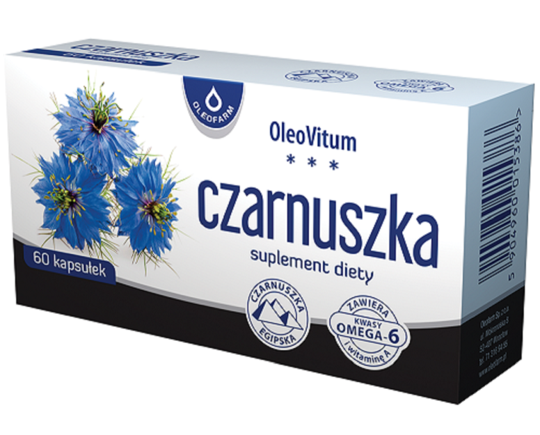 Czarnuszka x 60kaps. OLEOFARM