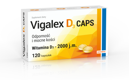 Vigalex D3 Caps 2000 j.m.x 60 kaps