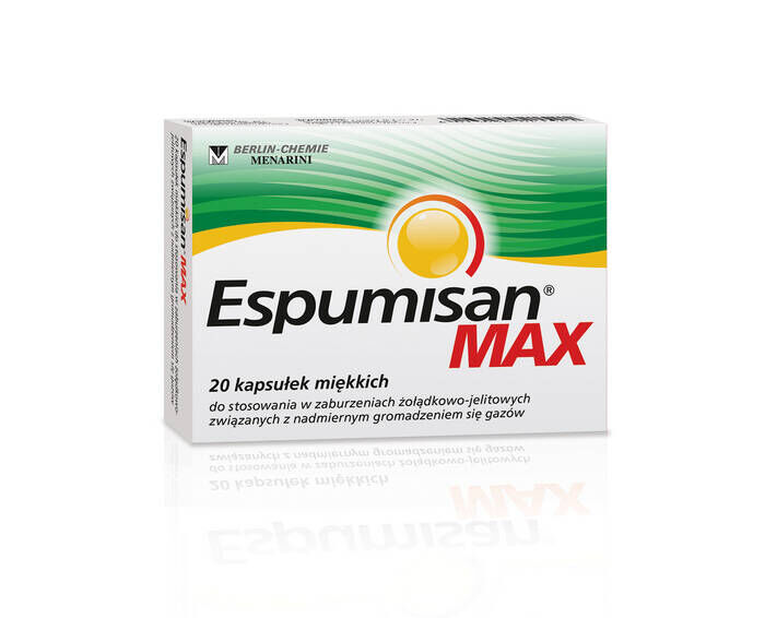 Espumisan Max 140mg x 20kaps.