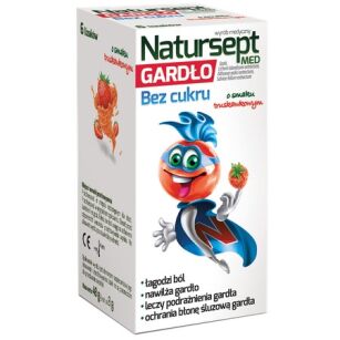 Natursept MED Gardło lizaki b/cukru x 6szt