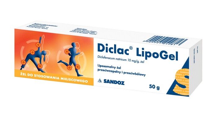 Diclac Lipogel 1% żel x 50g