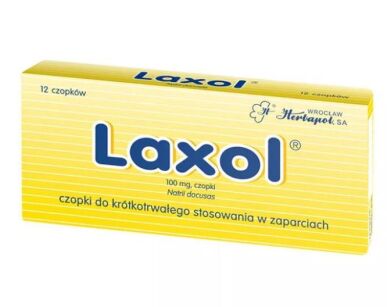 Laxol czopki x 12czop.