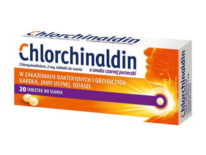 Chlorchinaldin x 20tabl. Cz Porzeczka