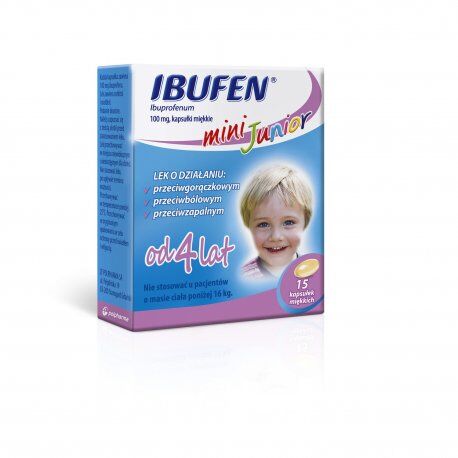 Ibufen Mini Junior 100mg x 15kaps.