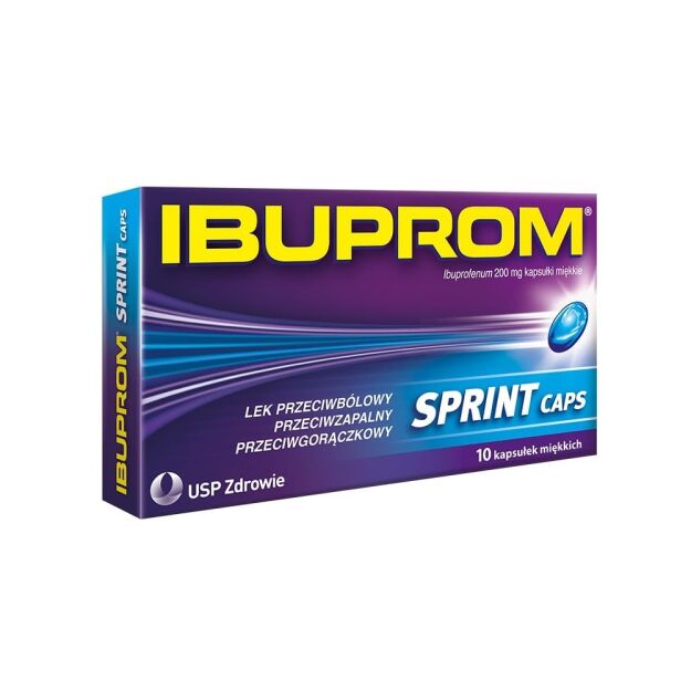 Ibuprom Sprint Caps x 10kaps.