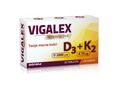 Vigalex D3 + K2  30tabl.(+30tab)