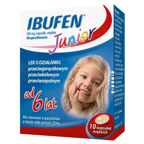 Ibufen Junior 200mg x 10kaps.