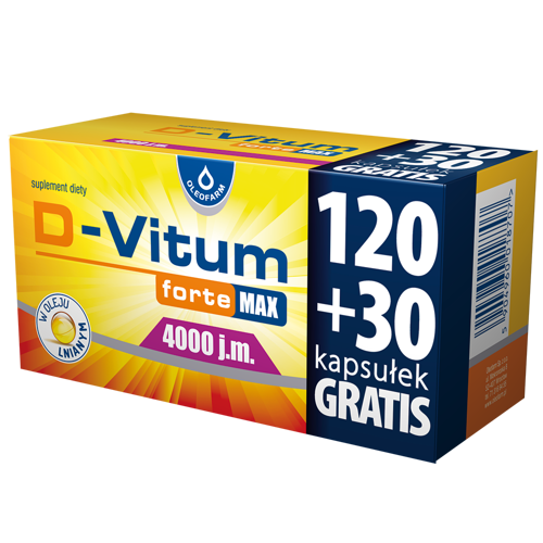 D-Vitum forte Max 4000 j.m. x 150kaps.