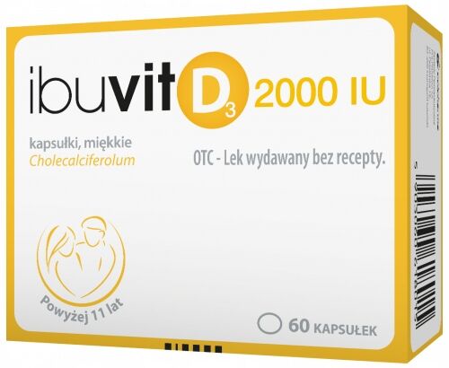 Ibuvit D3 2000j.m. x 60kaps.