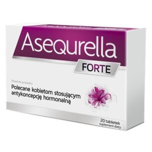 Asequrella FORTE tabl. 20 tabl.