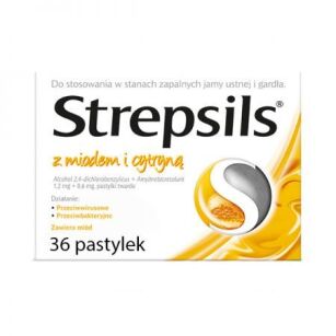 Strepsils miod.-cytryn. x 24past.