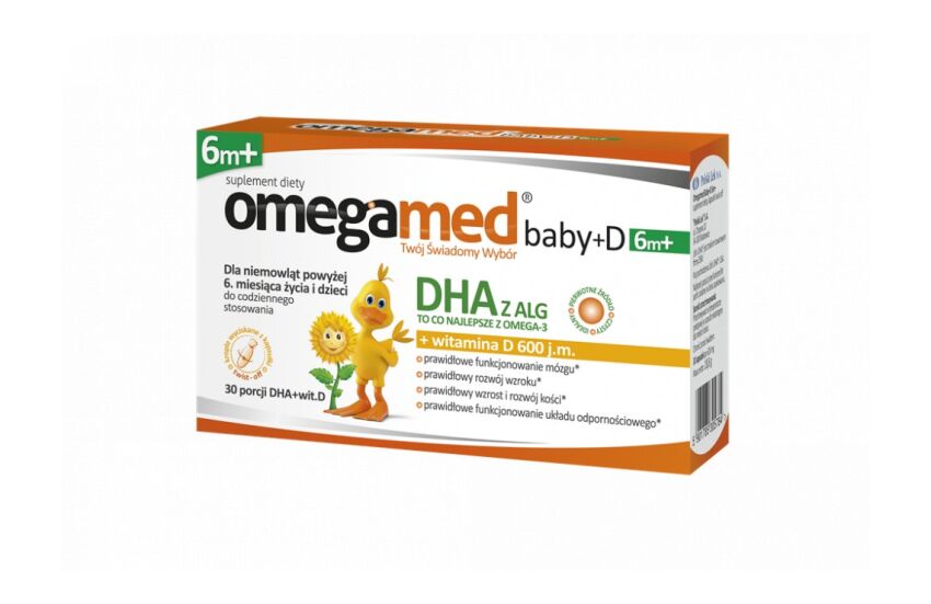 OMEGAMED Baby+D3 6m+ x 30kaps.