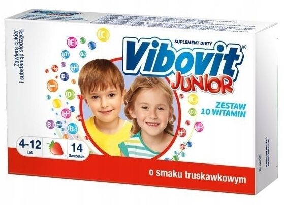 Vibovit Junior truskawka x 14sasz.