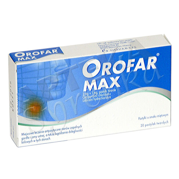 Orofar MAX x 20past.