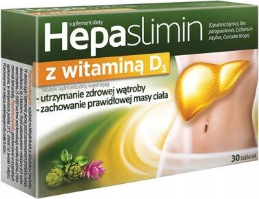 Hepaslimin z witaminą D3 x 30tabl