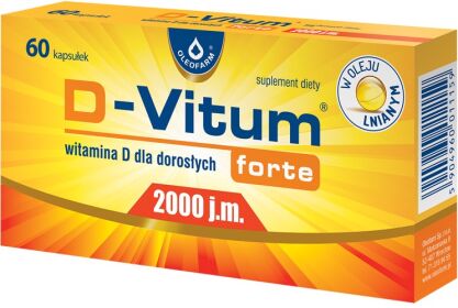 D-Vitum forte 2000j.m. x  60kaps.