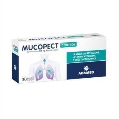 Mucopect Control 0,375g x 30kaps.