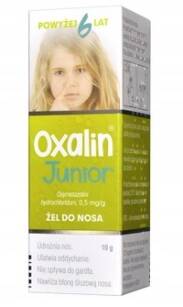 Oxalin Junior żel do nosa 0,5 mg/g 10 g