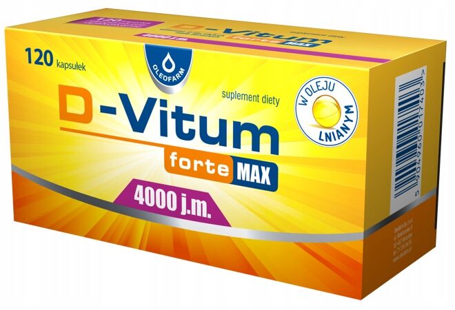 D-Vitum forte Max 4000 j.m. x 120kaps.