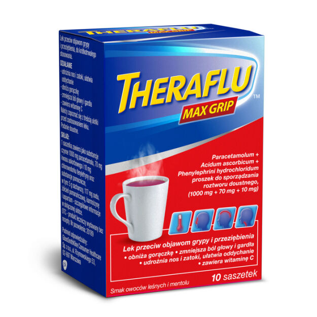 Theraflu MaxGrip x 10sasz.