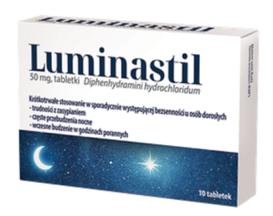 Luminastil 50 mg x 10 tabl.