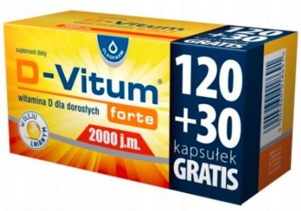 D-Vitum forte 2000j.m. x 150kaps.