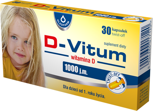 D-Vitum 1000j.m. x 30kaps.