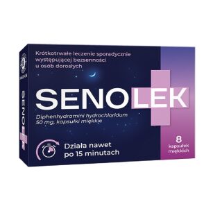 Senolek 50mg x 8kaps.