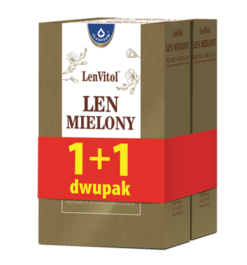 Len mielony 200g+200g Oleofarm