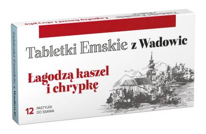 Tabletki Emskie z Wadowic x 12pastyl.