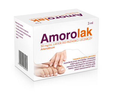 Amorolak lak. 0,05g/ml x 3ml