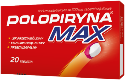 Polopiryna dojelitowa 500mg x 20 tabletki 