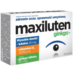 Maxiluten Ginkgo+ 30tabl.