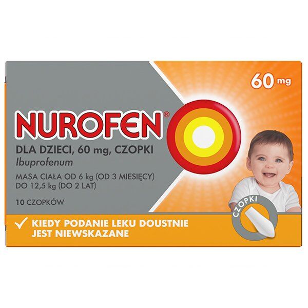 Nurofen 60mg x 10czop.