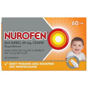 Nurofen 60mg x 10czop.