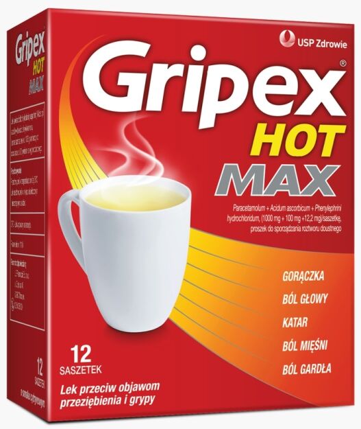 Gripex HotActiv Forte x 12sasz.