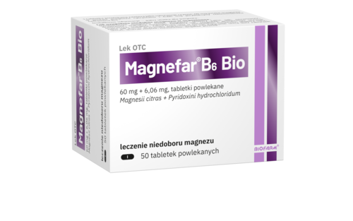 Magnefar B6 Bio x 50tabl.