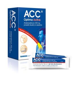 ACC Optima Active 600mg x 10sasz.