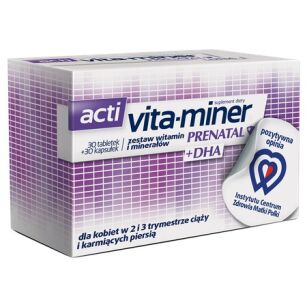 Vita-miner Prenatal+DHA 30+30