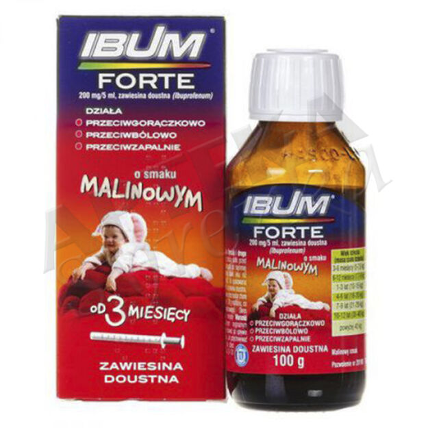 Ibum Forte 200mg/5ml Malina x 100g