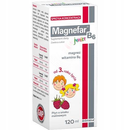 Magnefar B6 Junior x 120ml