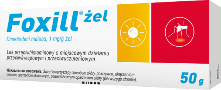 Foxill żel 1 mg/g 1 tub. po 50 g