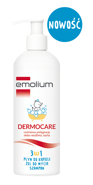 EMOLIUM Dermocare 3w1 Płyn/żel/szamp 400ml