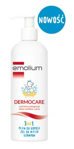 EMOLIUM Dermocare 3w1 Płyn/żel/szamp 400ml