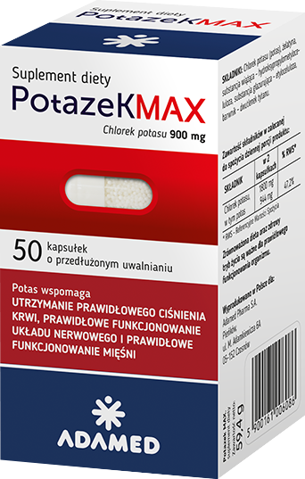 Potazek MAX 50 kaps.