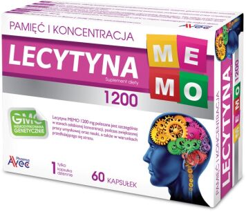 Lecytyna MEMO 1200 x 60kap