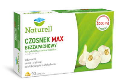 NATURELL Czosnek Max x 90kaps.